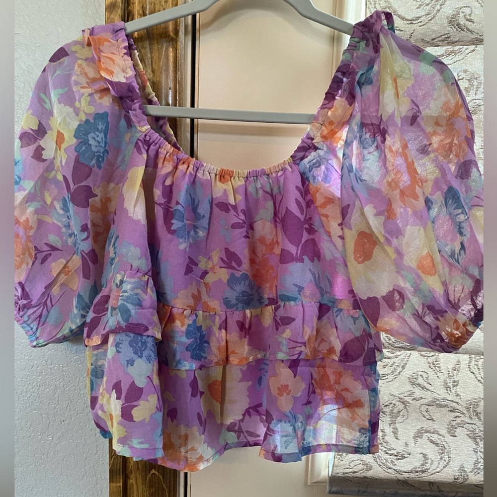 Billabong flower blouse!
